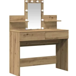 vidaXL Plafondtafel Artisan Eiken 100 x 40 x 130 cm Bewerkt hout