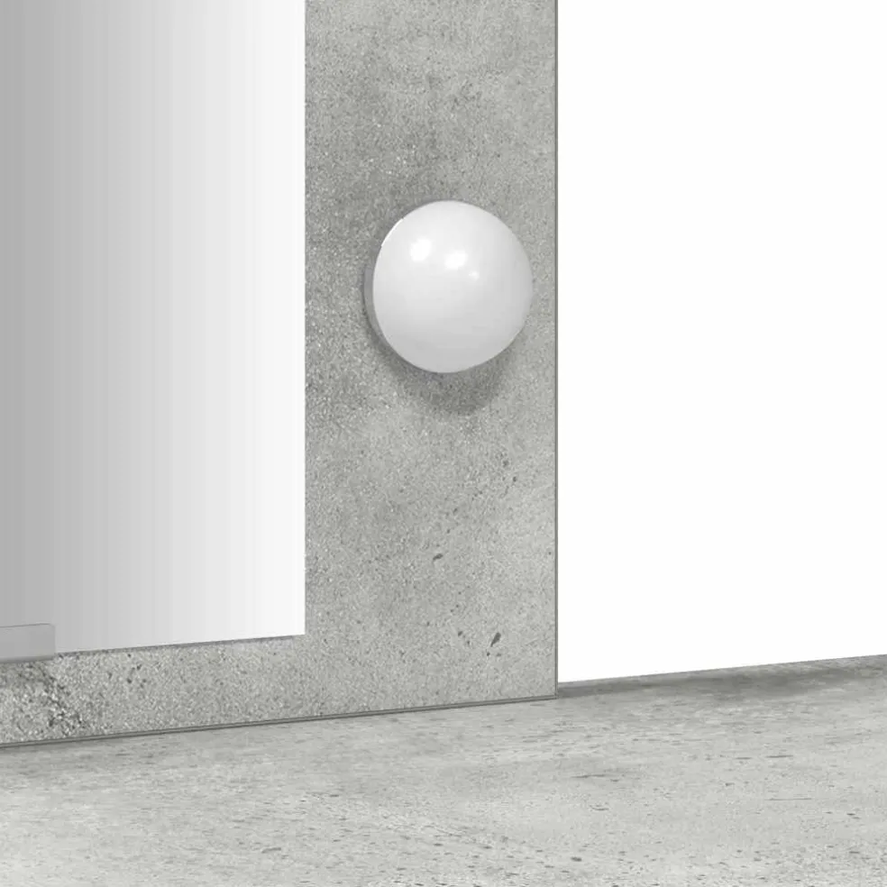 vidaXL Plafondtafel Lichtgrijs 102 x 33 x 135 cm Bewerkt hout