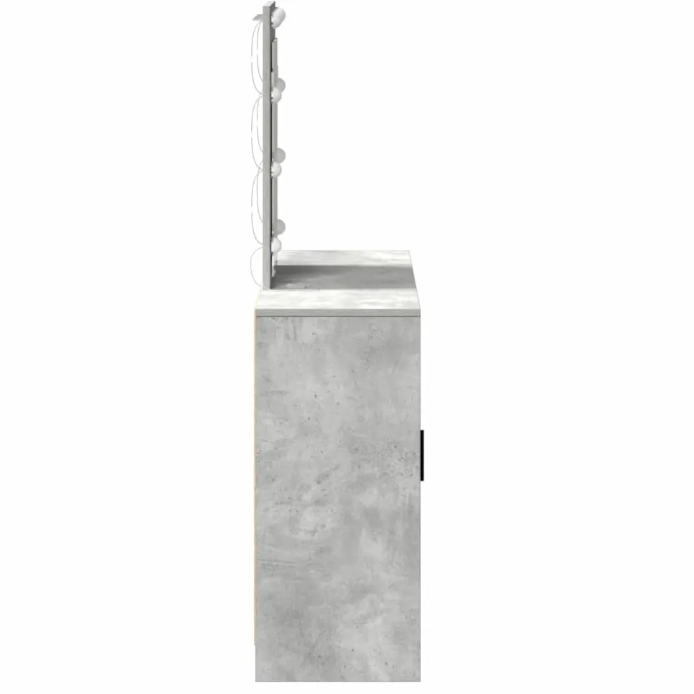 vidaXL Plafondtafel Lichtgrijs 102 x 33 x 135 cm Bewerkt hout