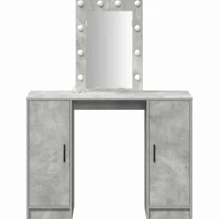 vidaXL Plafondtafel Lichtgrijs 102 x 33 x 135 cm Bewerkt hout