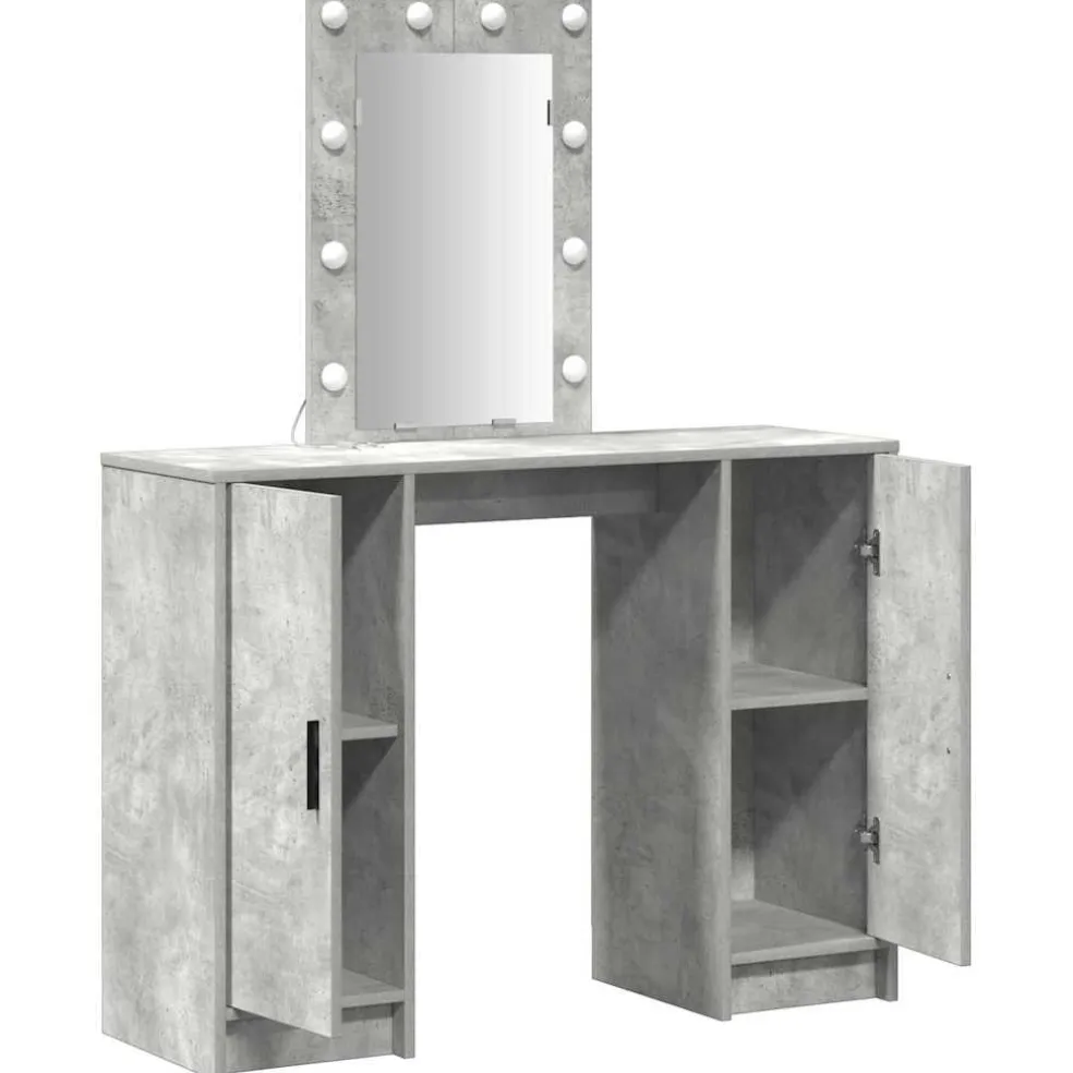 vidaXL Plafondtafel Lichtgrijs 102 x 33 x 135 cm Bewerkt hout