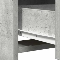 vidaXL Plafondtafel 2 st Grijs 50 x 41 x 135 cm Bewerkt hout