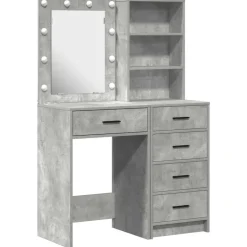 vidaXL Plafondtafel 2 st Grijs 50 x 41 x 135 cm Bewerkt hout