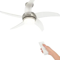vidaXL Plafondventilator met licht en afstandsbediening Ø 130 cm