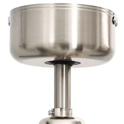 vidaXL Plafondventilator met lamp afstandsbediening 76 cm donkerbruin