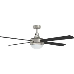 vidaXL Plafondventilator met lamp afstandsbediening 76 cm donkerbruin