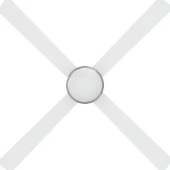vidaXL Plafondventilator met licht en afstandsbediening Ø 130 cm Wit