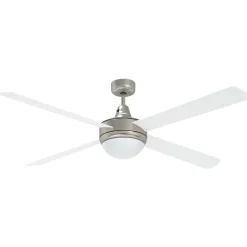 vidaXL Plafondventilator met licht en afstandsbediening Ø 130 cm Wit