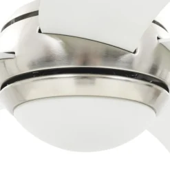 vidaXL Plafondventilator met lamp 128 cm wit