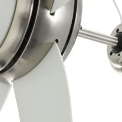 vidaXL Plafondventilator met lamp 128 cm wit