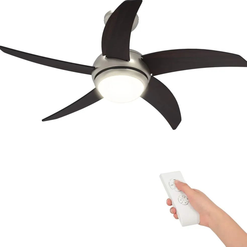 vidaXL Plafondventilator met licht en afstandsbediening Ø 110 cm