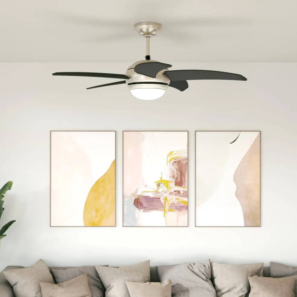 vidaXL Plafondventilator met licht en afstandsbediening Ø 110 cm