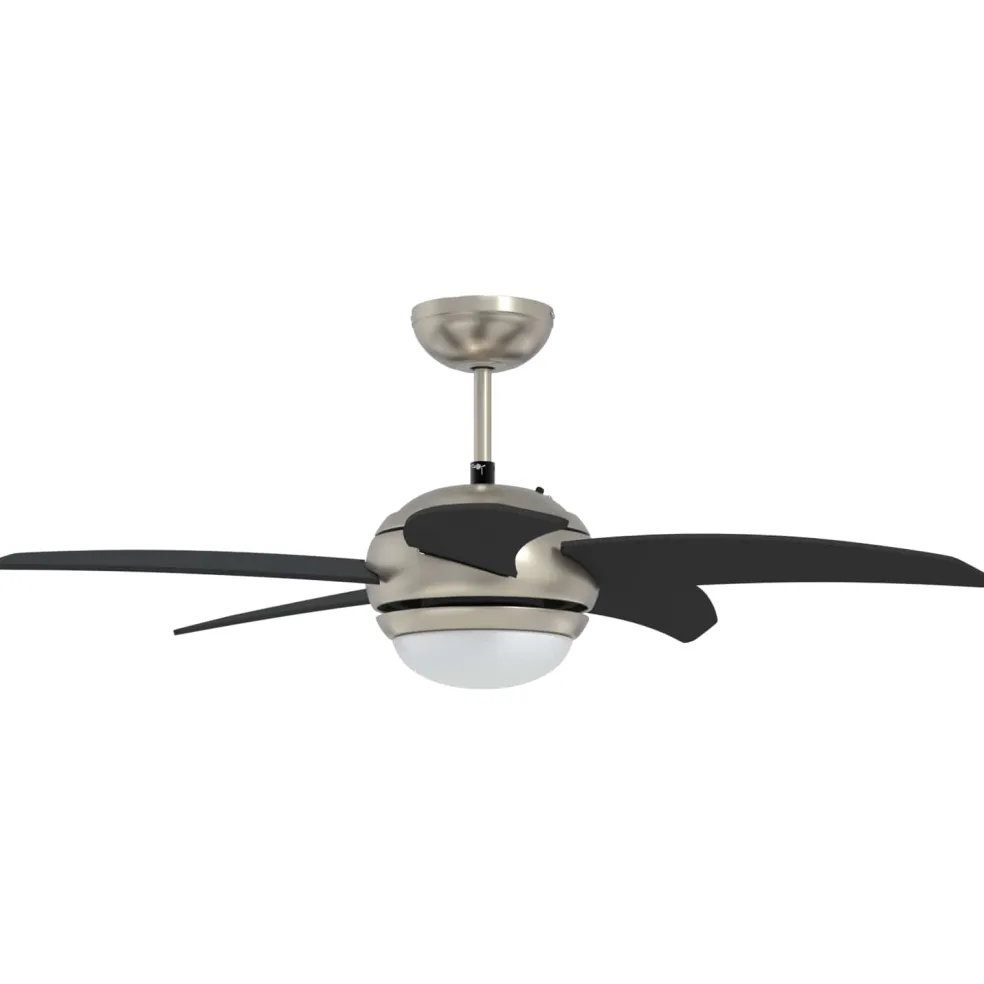 vidaXL Plafondventilator met licht en afstandsbediening Ø 110 cm