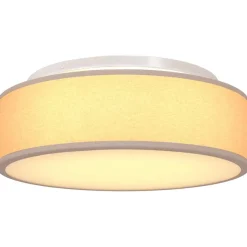vidaXL Plafonnière met schijnwerpers Taupe 38 x 38 x 13,5 cm Stof
