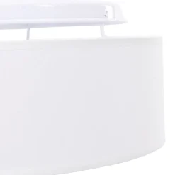 vidaXL Plafonnière met schijnwerpers Wit 30 x 30 x 13,5 cm Stof