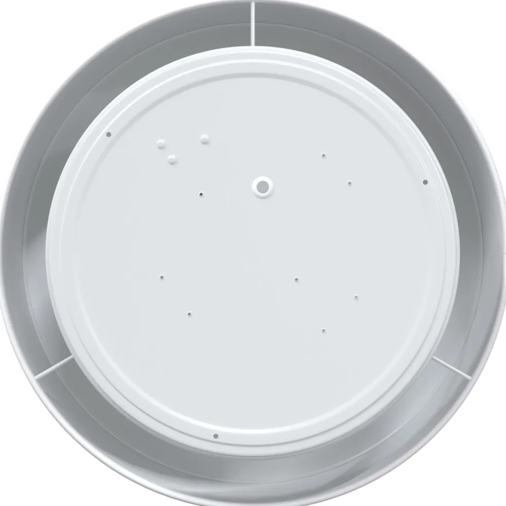 vidaXL Plafonnière met schijnwerpers Wit 30 x 30 x 13,5 cm Stof