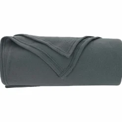 vidaXL plaid Donkergrijs 170 x 130 cm 0.33 kg Fleece