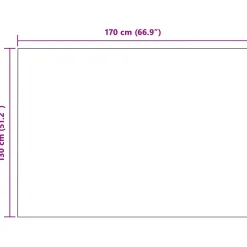 vidaXL plaid Donkergrijs 170 x 130 cm 0.33 kg Fleece