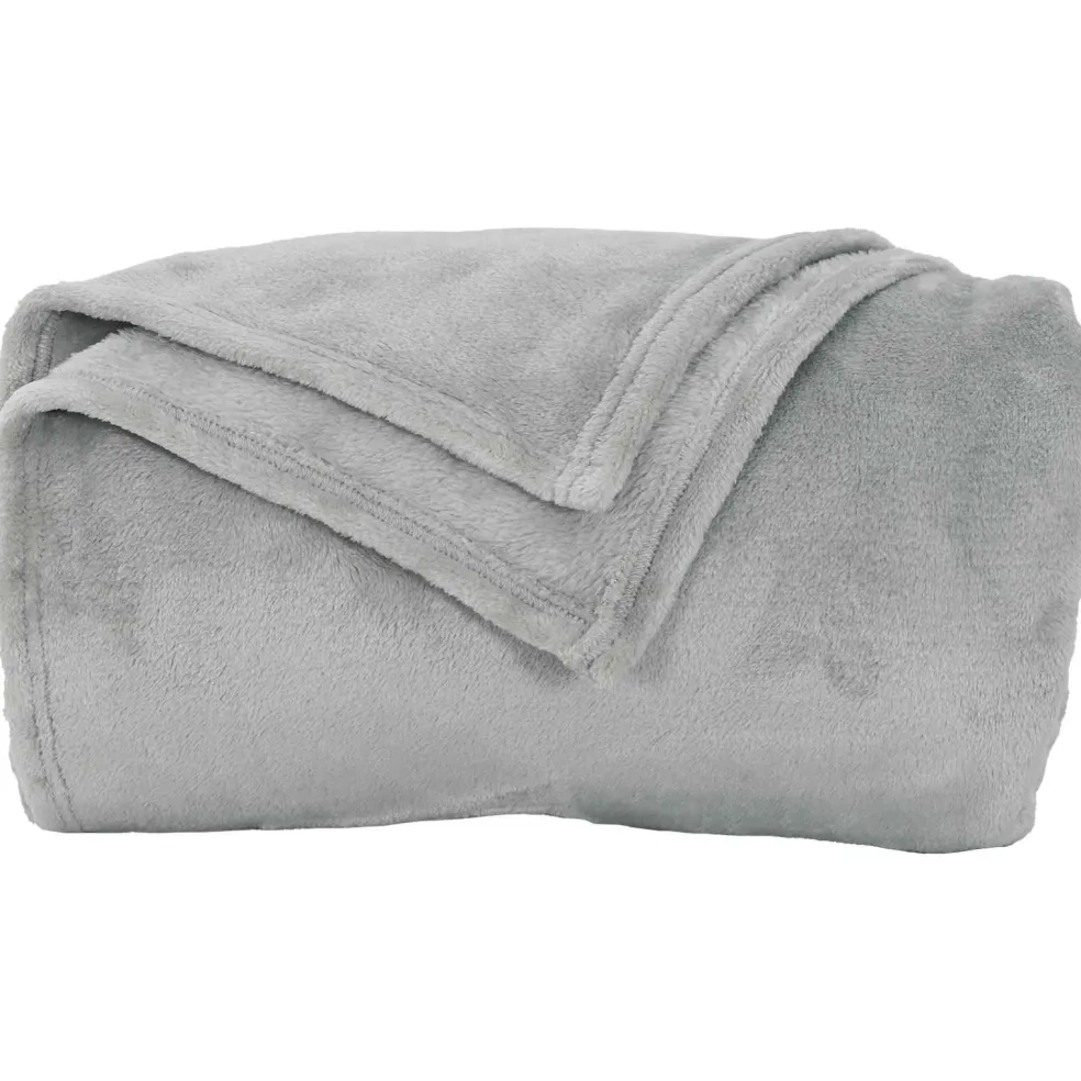 vidaXL plaid Grijs 130 x 150 cm 0.51 kg Fleece