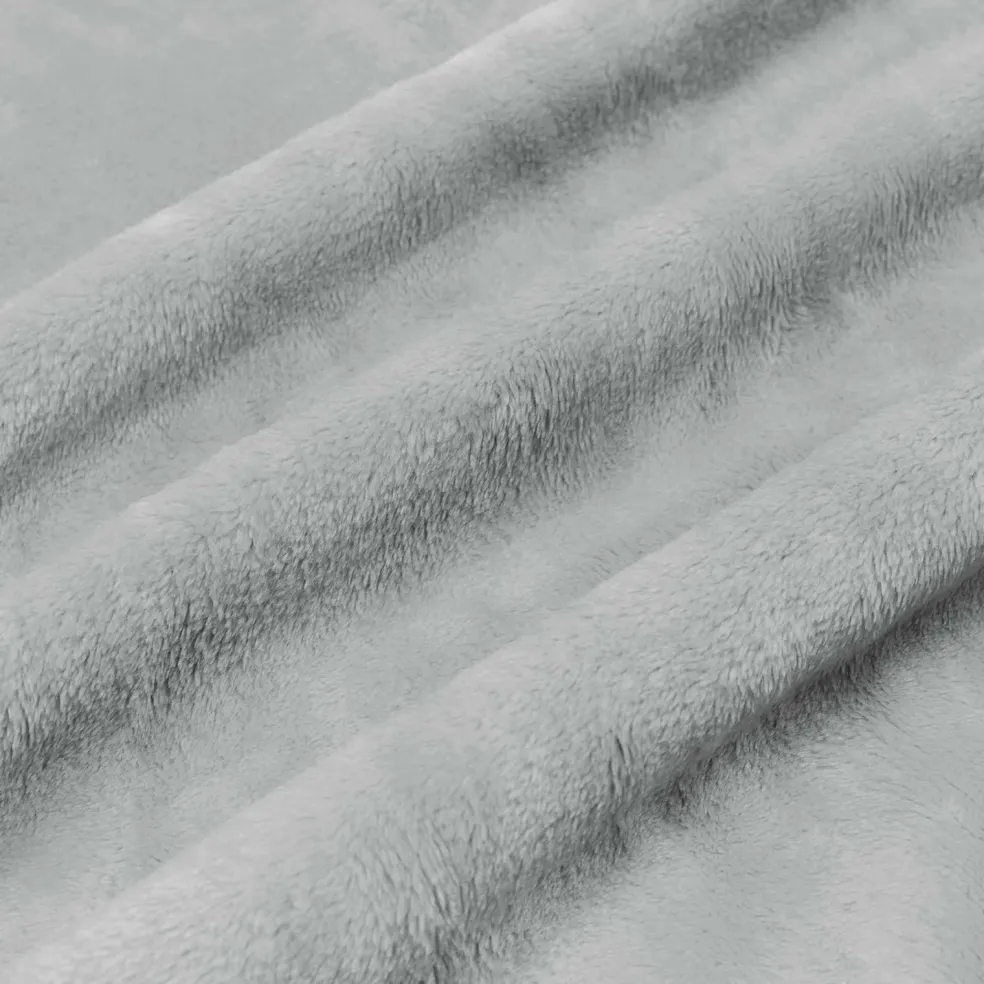vidaXL plaid Grijs 130 x 150 cm 0.51 kg Fleece