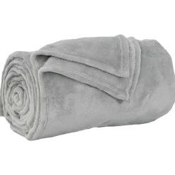 vidaXL plaid Grijs 130 x 150 cm 0.51 kg Fleece