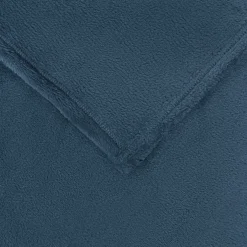 vidaXL plaid Marineblauw 130 x 150 cm 0.51 kg Fleece