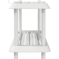 vidaXL Plankenunit 2-laags 100 x 40 x 55,5 cm PP Wit