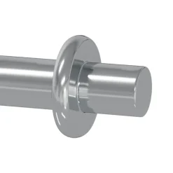 vidaXL Plankhaak 2 st Zilver 8,6 x 8,6 x 14,6 mm Staal