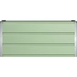vidaXL Plantenbak Groen 100 x 40 x 45 cm Staal
