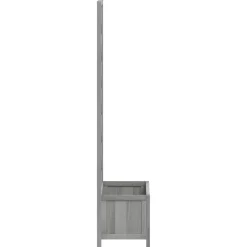 vidaXL Plantenbak met latwerk 40x30x135 cm massief vurenhout