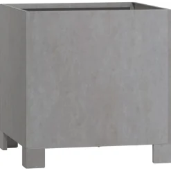 vidaXL Plantenbak met poten roestig 30x30x30 cm cortenstaal