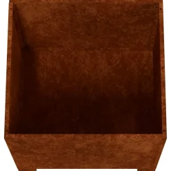vidaXL Plantenbak met poten roestig 30x30x30 cm cortenstaal