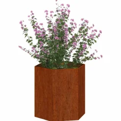 vidaXL Plantenbak roestig 40x40x45 cm cortenstaal