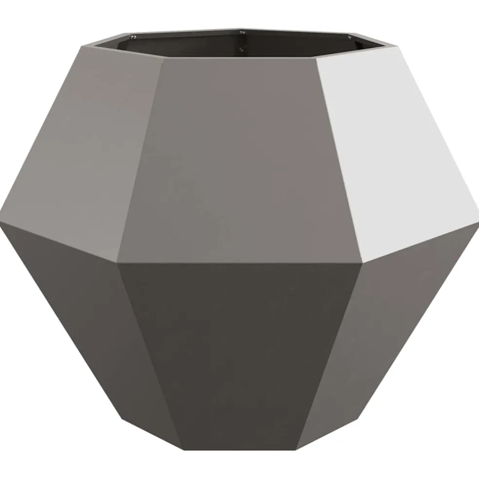 vidaXL Plantenbak Roestkleurig 100 x 100 x 80 cm weervast staal