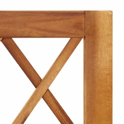 vidaXL Plantenbak verhoogd met latwerk massief acaciahout