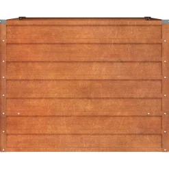 vidaXL Plantenbak verhoogd 100x100x77 cm cortenstaal roestig