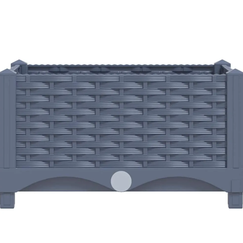 vidaXL Plantenbak verhoogd 40x40x23 cm polypropyleen