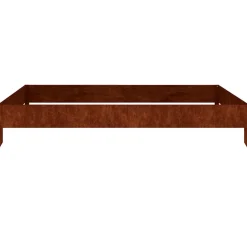 vidaXL Plantenbak verhoogd 100x100x18,5 cm cortenstaal
