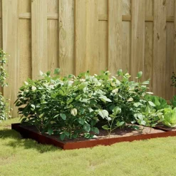 vidaXL Plantenbak verhoogd 100x100x18,5 cm cortenstaal