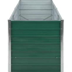 vidaXL Plantenbak verhoogd 240x80x77 cm gegalvaniseerd staal groen