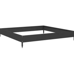 vidaXL Plantenbak verhoogd 100x100x18,5 cm roestvrijstaal