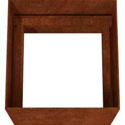 vidaXL Plantenbak 40x41x40 cm cortenstaal