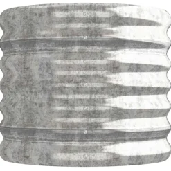 vidaXL Plantenbak 114x40x36 cm gegalvaniseerd staal zilverkleurig