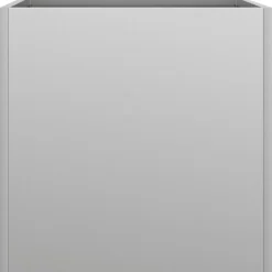 vidaXL Plantenbak 32x30x29 cm gegalvaniseerd staal zilverkleurig