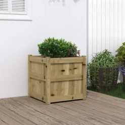 vidaXL Plantenbak 50x50x50 cm geïmpregneerd grenenhout