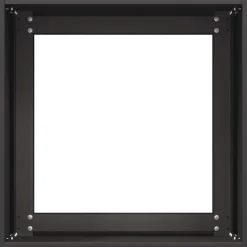 vidaXL Plantenbak 40x40x40 cm koudgewalst staal zwart