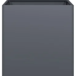 vidaXL Plantenbak 40x40x40 cm koudgewalst staal antracietkleurig