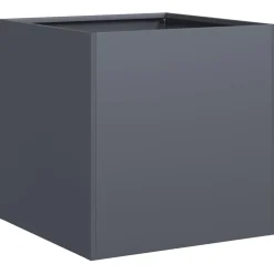 vidaXL Plantenbak 40x40x40 cm koudgewalst staal antracietkleurig
