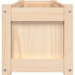 vidaXL Plantenbak 90x31x31 cm massief grenenhout