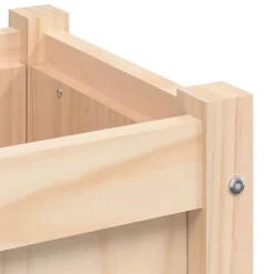 vidaXL Plantenbak 90x31x31 cm massief grenenhout